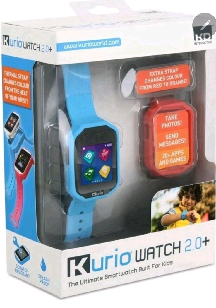 Kurio kids 2.0 NEW in box Smartwatch Blue and Red built for kids