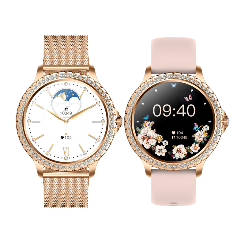 Women’s Fashion Smart Watch with Health Monitoring AI Voice Assistant Waterproof