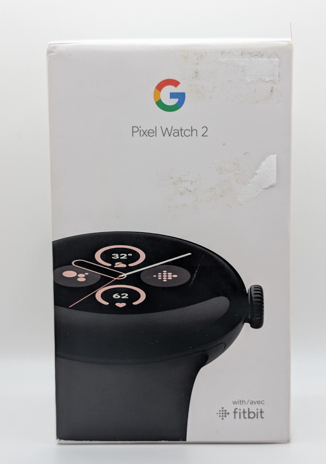 Google Pixel Watch 2 – 50mm, Matte Black /Obsidian-GPS-Wi-Fi (Good). ~3SV~