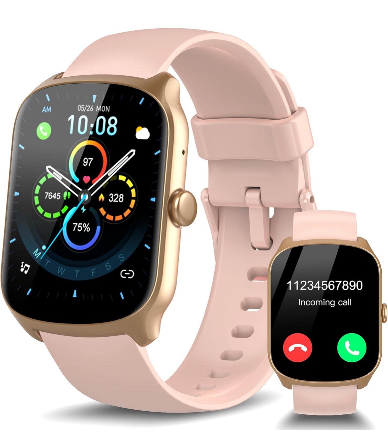 Stecei Smart Watch, Curved Screen, Fitness Tracker, Waterproof – NEW