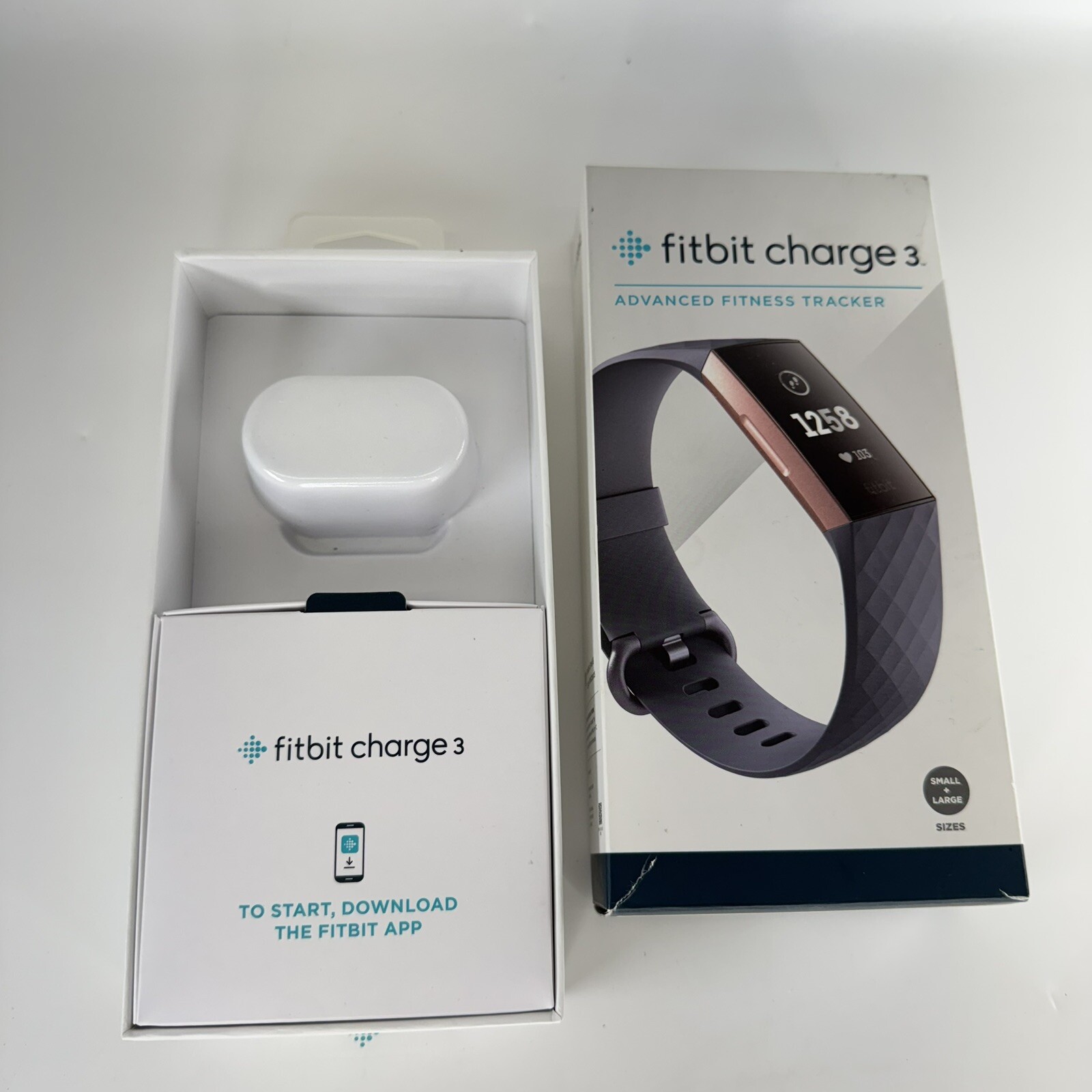 Fitbit Charge 3 Advanced Fitness & Health Tracker For Parts Repair Untested