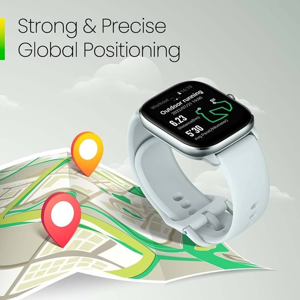 Amazfit GTS 4 Mini Smartwatch, Fitness Tracker with Alexa Built-in, GPS, and 120