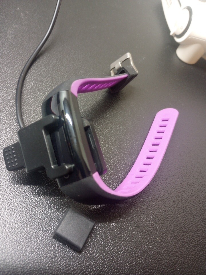 Smart Band Health Steward 1” Screen Heart Rate Monitor USB Android Or IOS Purple
