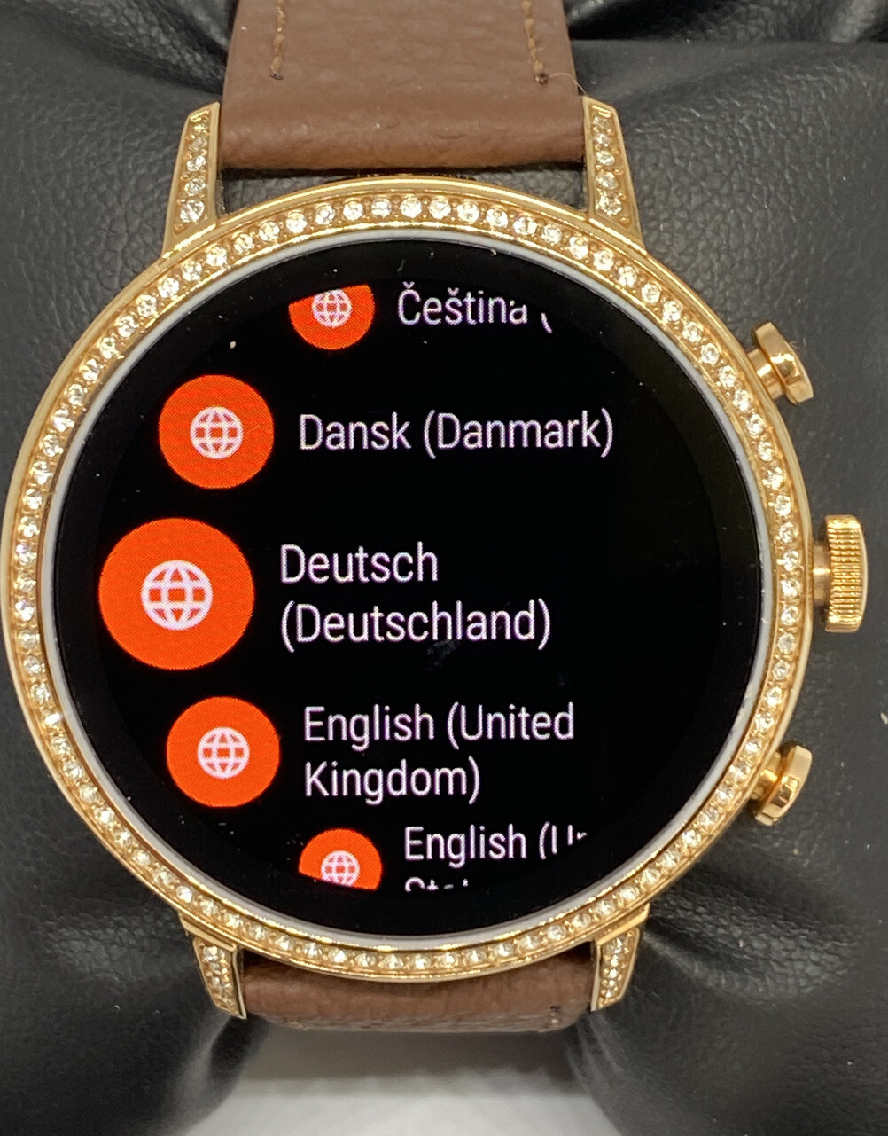 Fossil Gen 4 Authentic Digital Dial Smart Watch Custom Band FTW6011 LT422