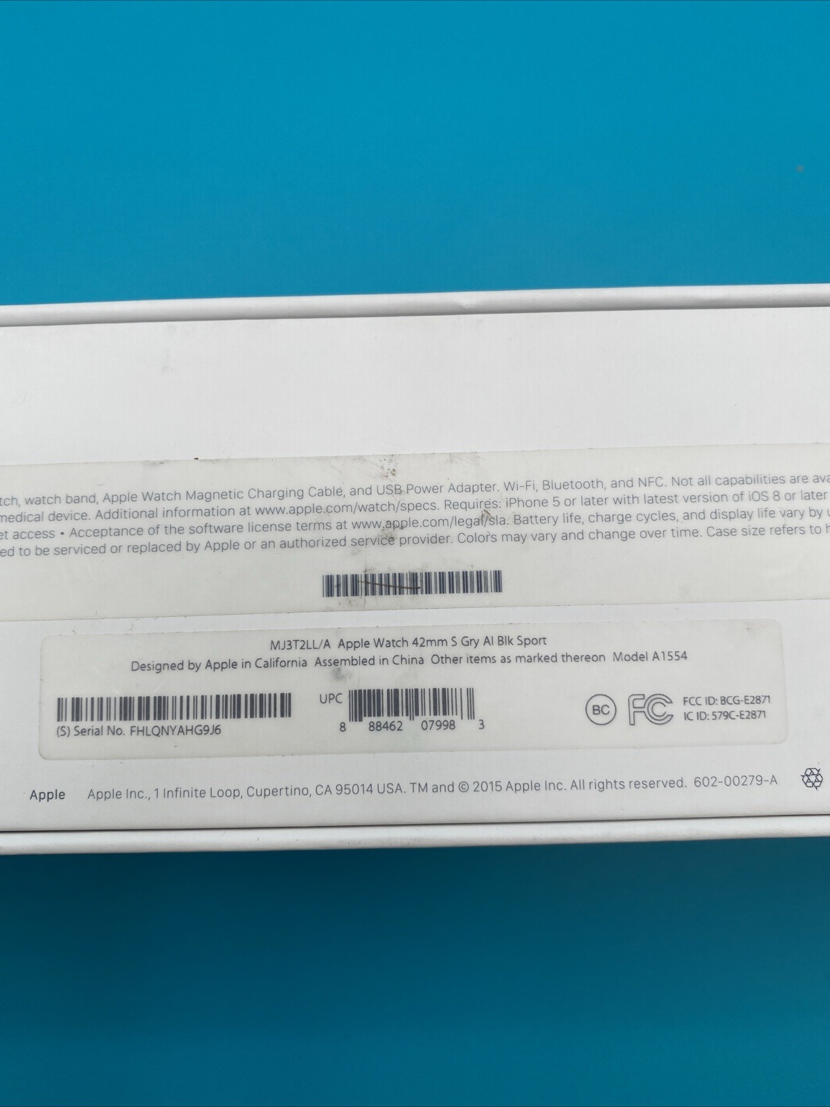 Original 1st Generation Series 0, 42mm Apple Watch Sport – Works