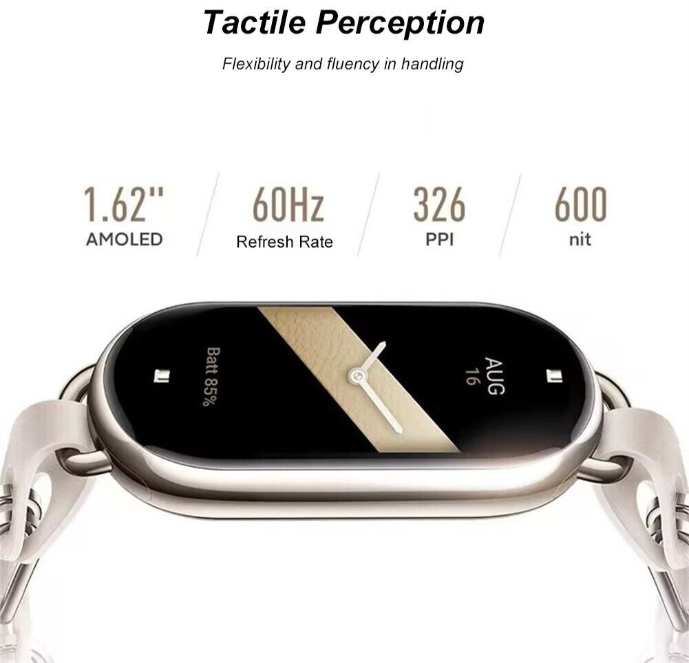 Xiaomi Smart Band 8 Heart Rate Blood Pressure Fitness Tracker Watch Bracelet APP