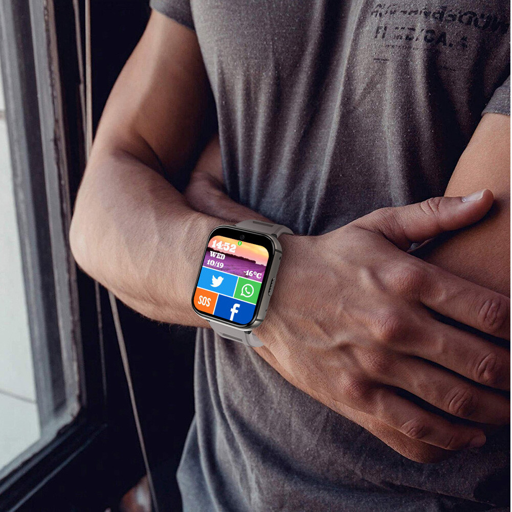 4G Android Smart Watch 16G/64G Bluetooth GPS WiFi Video Camera for Men Women