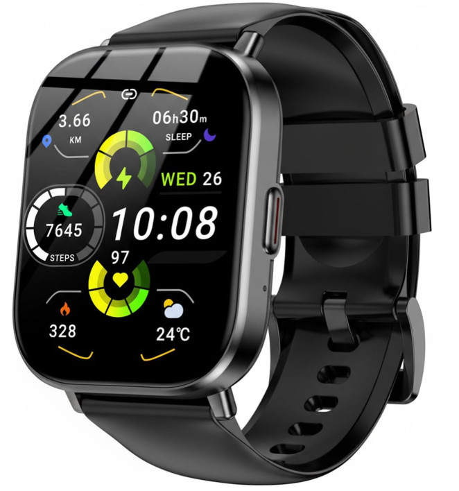 2.01″ HD Touchscreen Bluetooth Smartwatch Fitness Health Tracker Waterproof