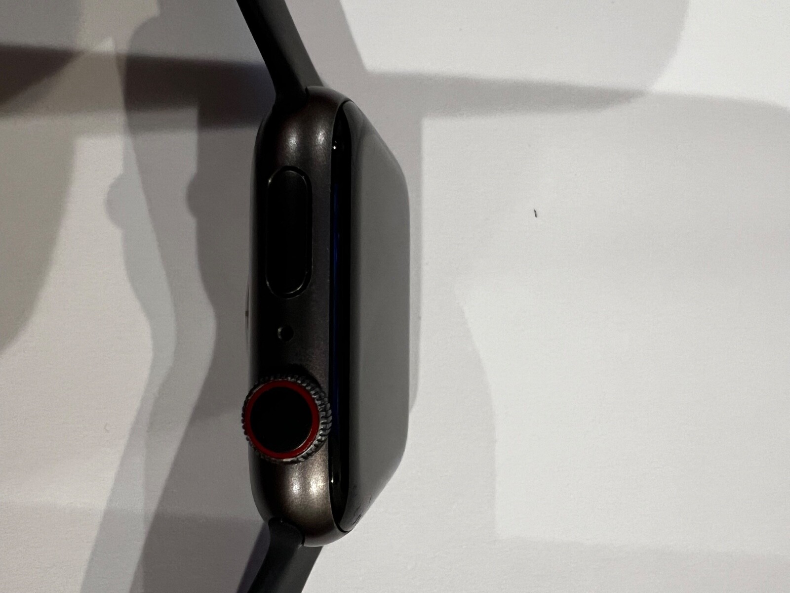 Apple Watch Series 5 44mm Space Gray Aluminum Case with Black Sport Band