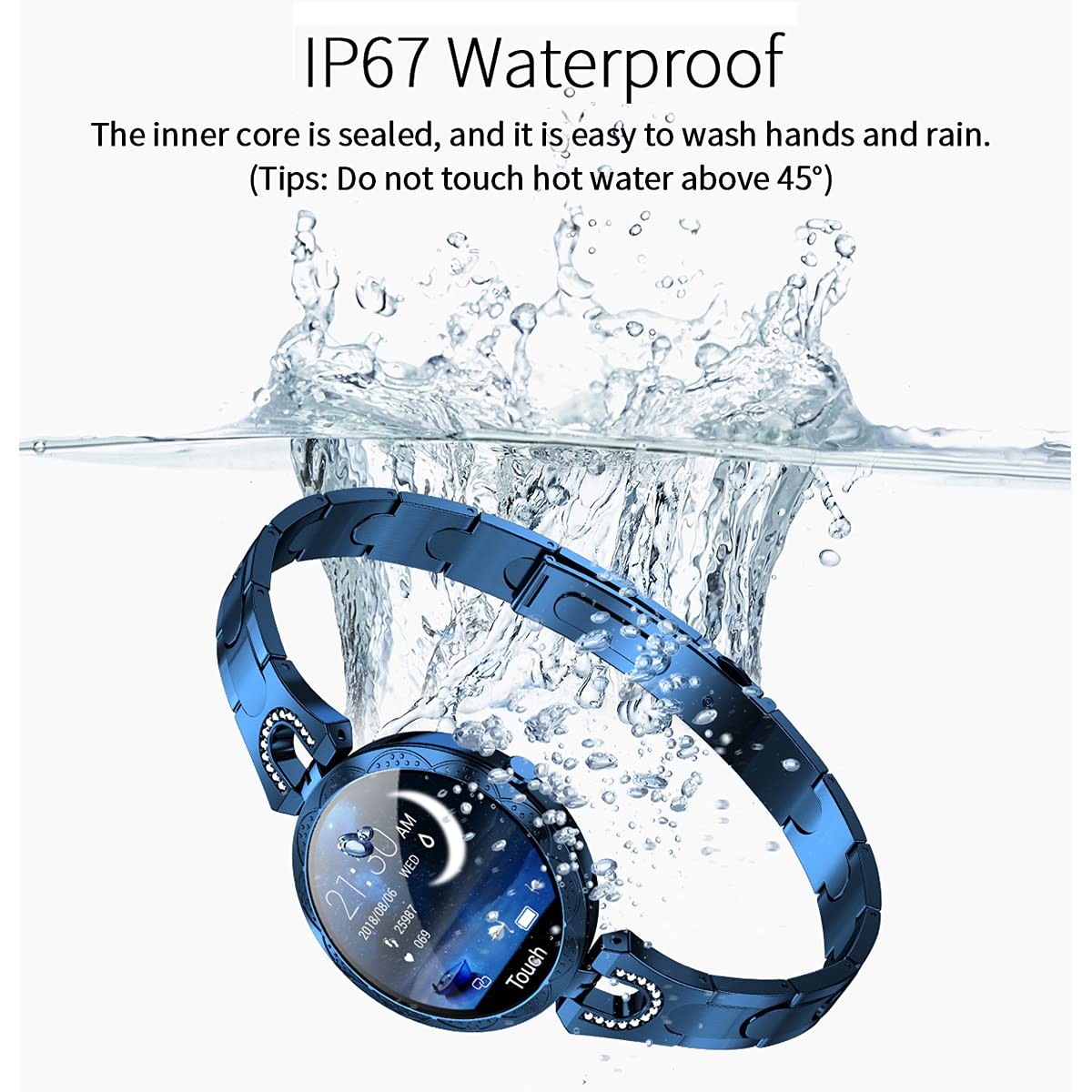 for Women for Android/iOS Phones. and Fitness Tracker with Heart Rate Bluetoo…