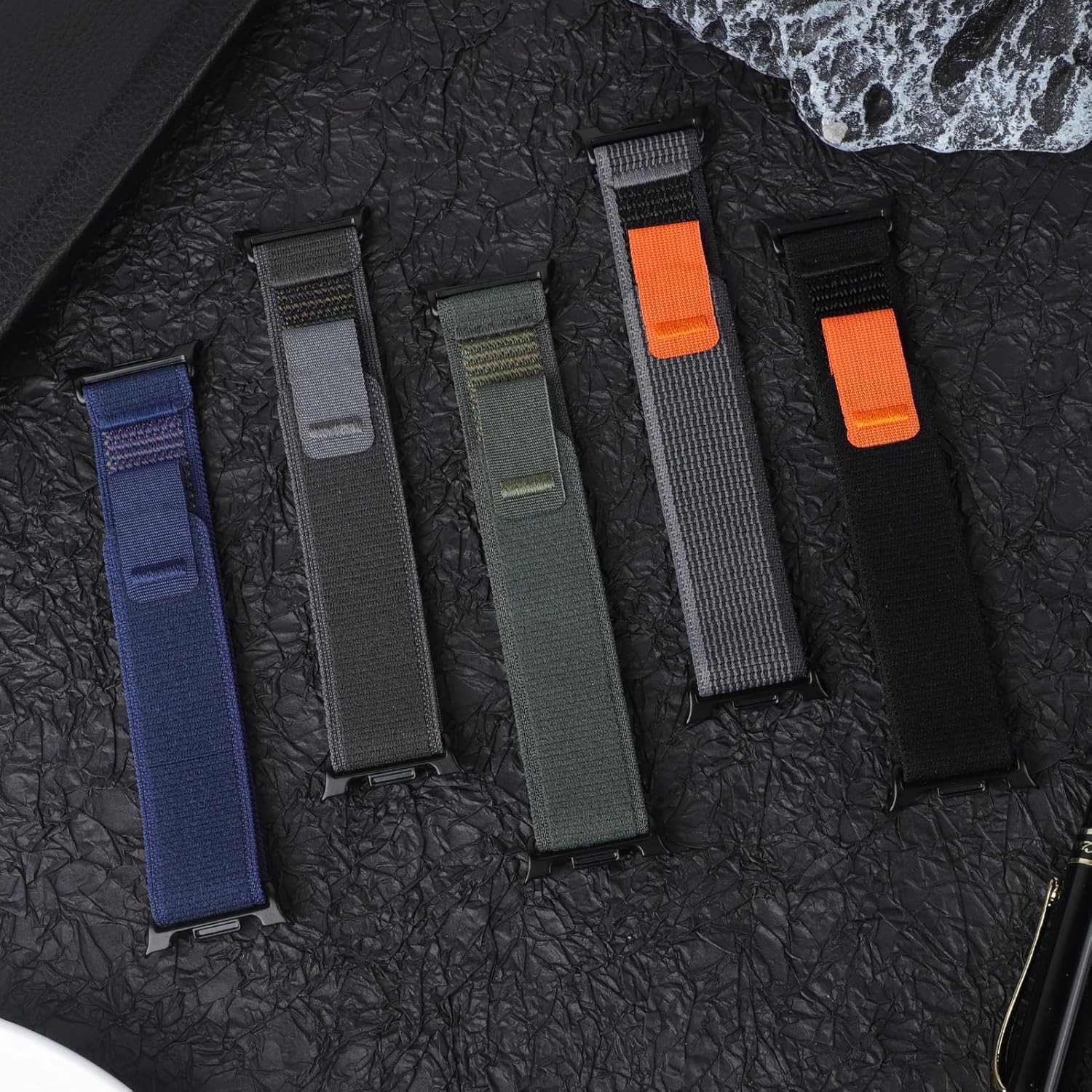 Nylon Fabric Strap Compatible with Samsung Galaxy Watch 8 40mm 44mm