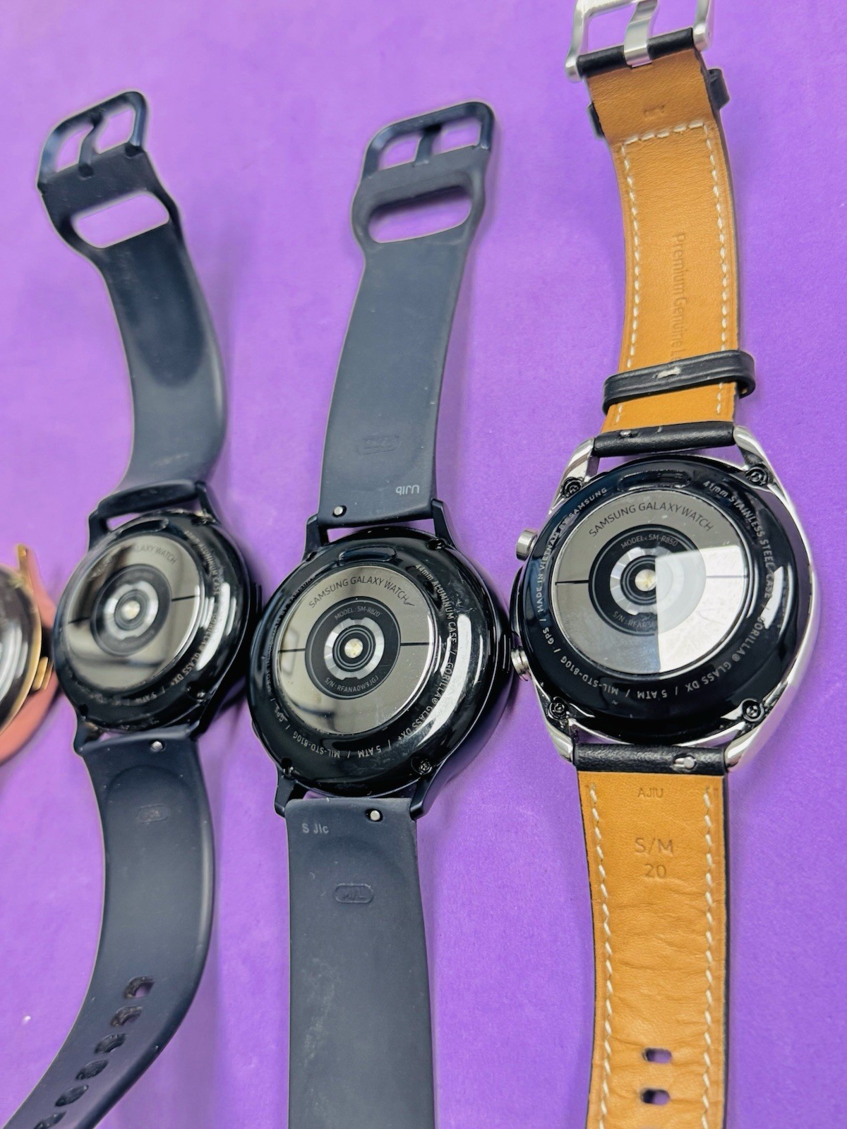 (4x AS-IS) Samsung Galaxy Watch Active 2 3 Smartwatch SM-R820 SM-R830 SM-R850