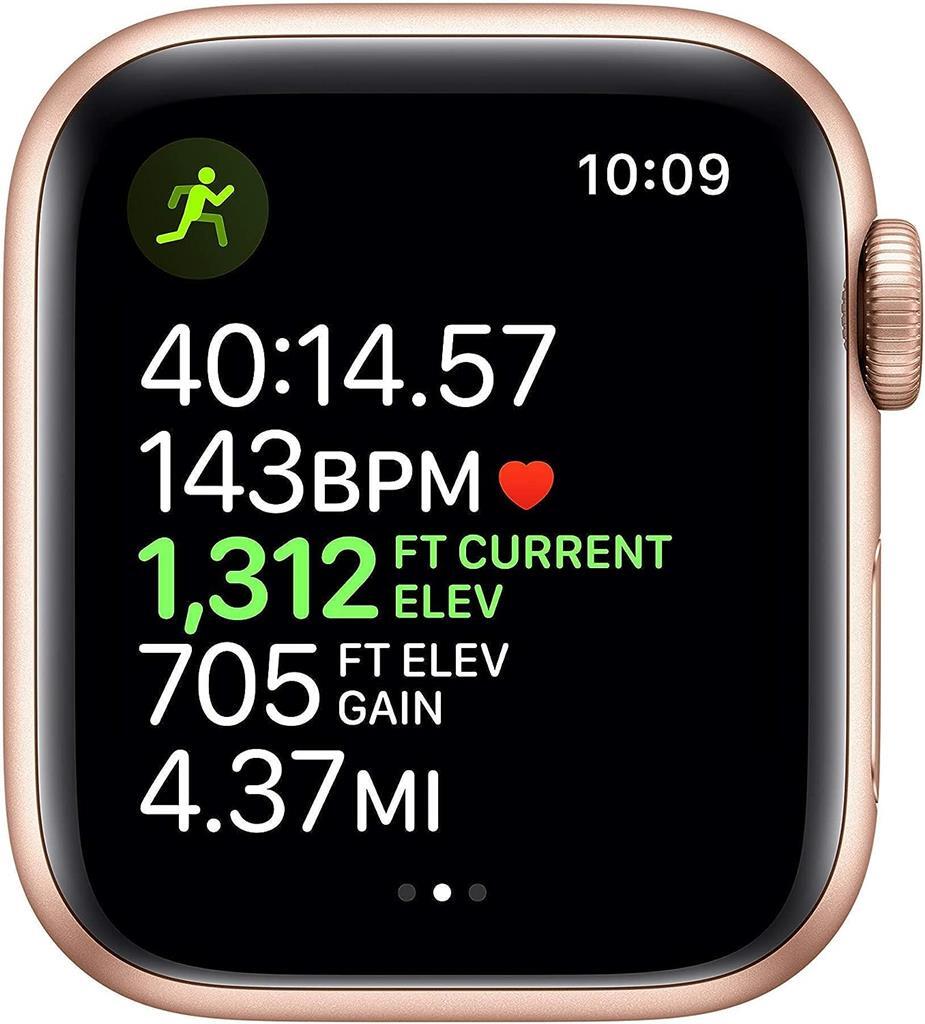 Apple Watch Series 5 40mm Gold Aluminum – Cellular – *Damaged, Broken Screen
