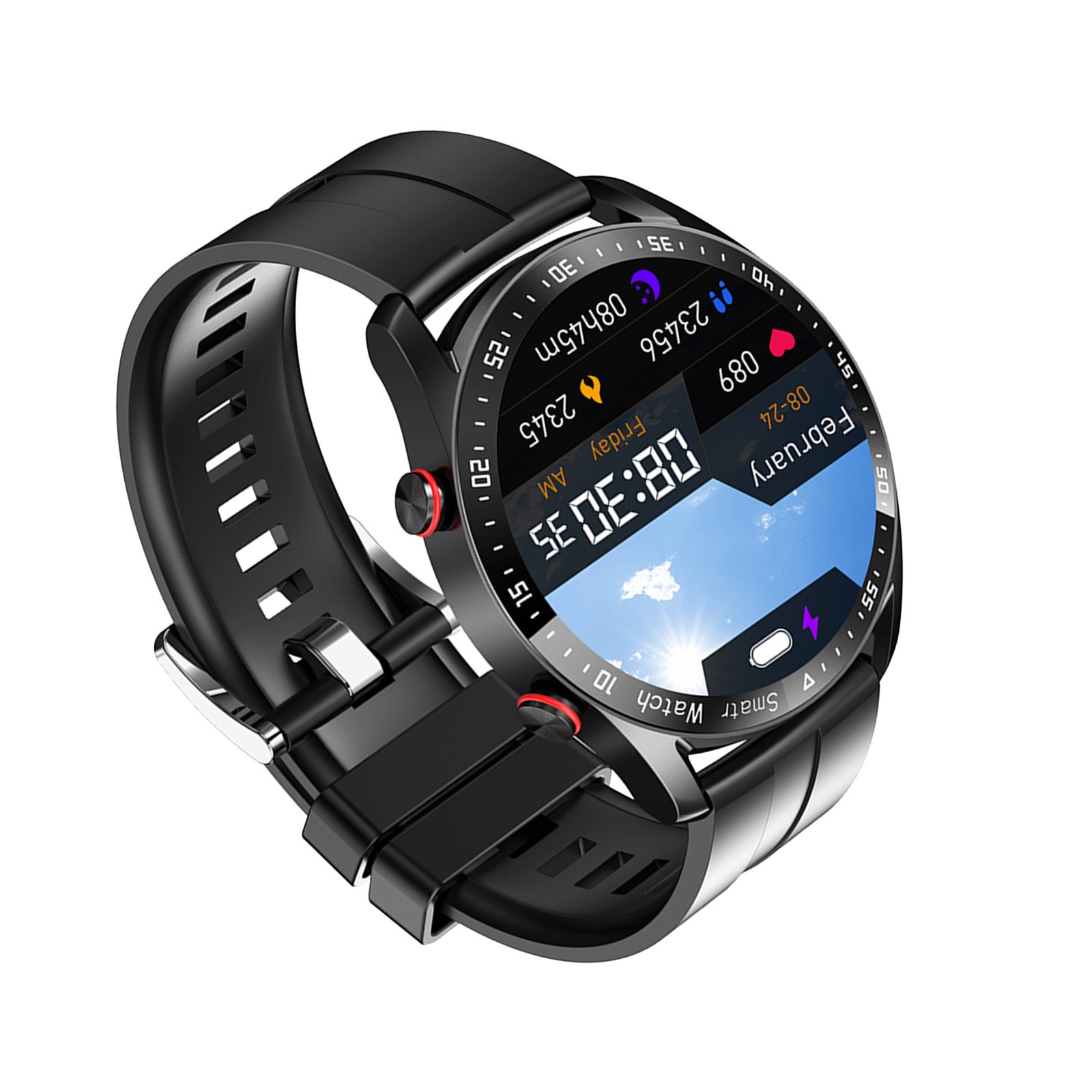Smart Sports Watch With 1.52 Inch Screen BT Call Health Monitoring Multi-Sp GAKQ