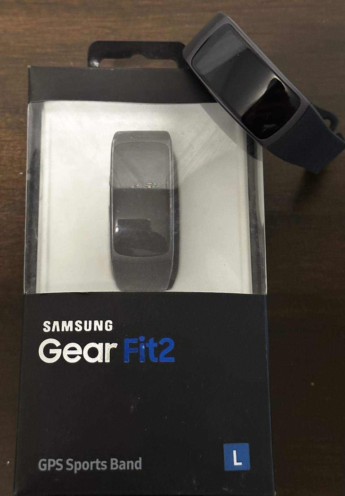 TWO Samsung Gear Fit2 SM-R360 Fitness Smartwatch GPS Large Black Parts Only