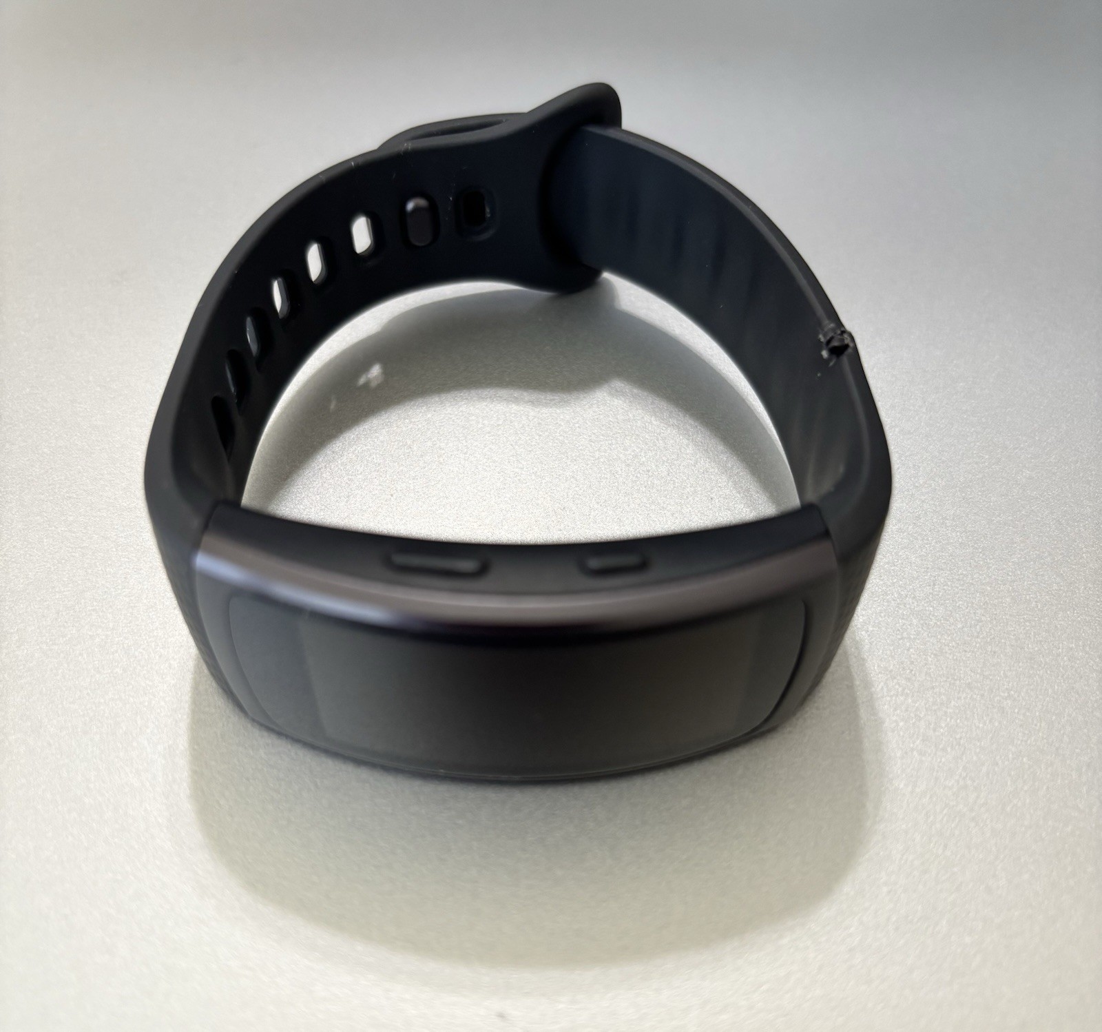 Samsung Gear Fit2 Watch SM-R360 Black Untested For Parts Or Repair
