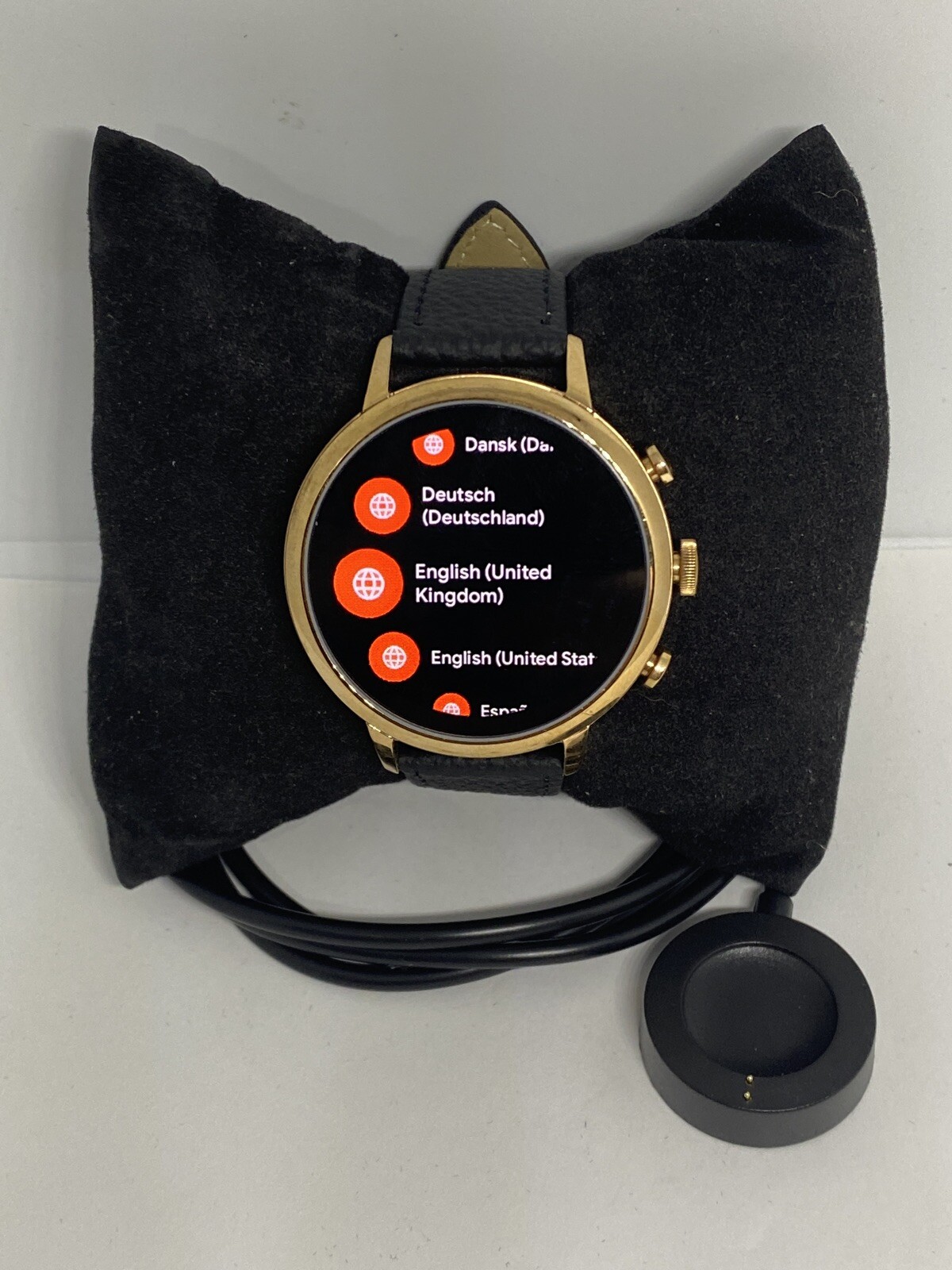 Fossil Gen 4 Authentic Digital Dial Smart Watch Custom Band FTW6031 AB197