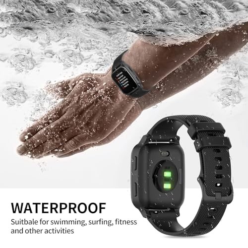 2 Pack Soft Silicone Strap Compatible with Garmin Venu/Venu2 Plus for Women Men