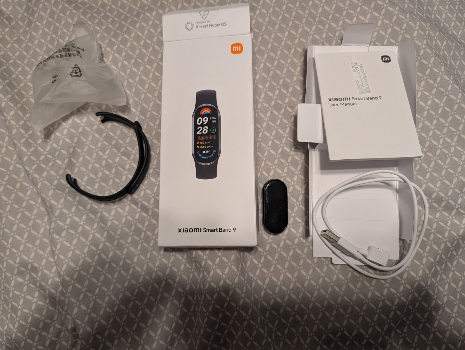 Xiaomi Smart Band 9 Bracelet Wristband Watch – Black – GLOBAL Version