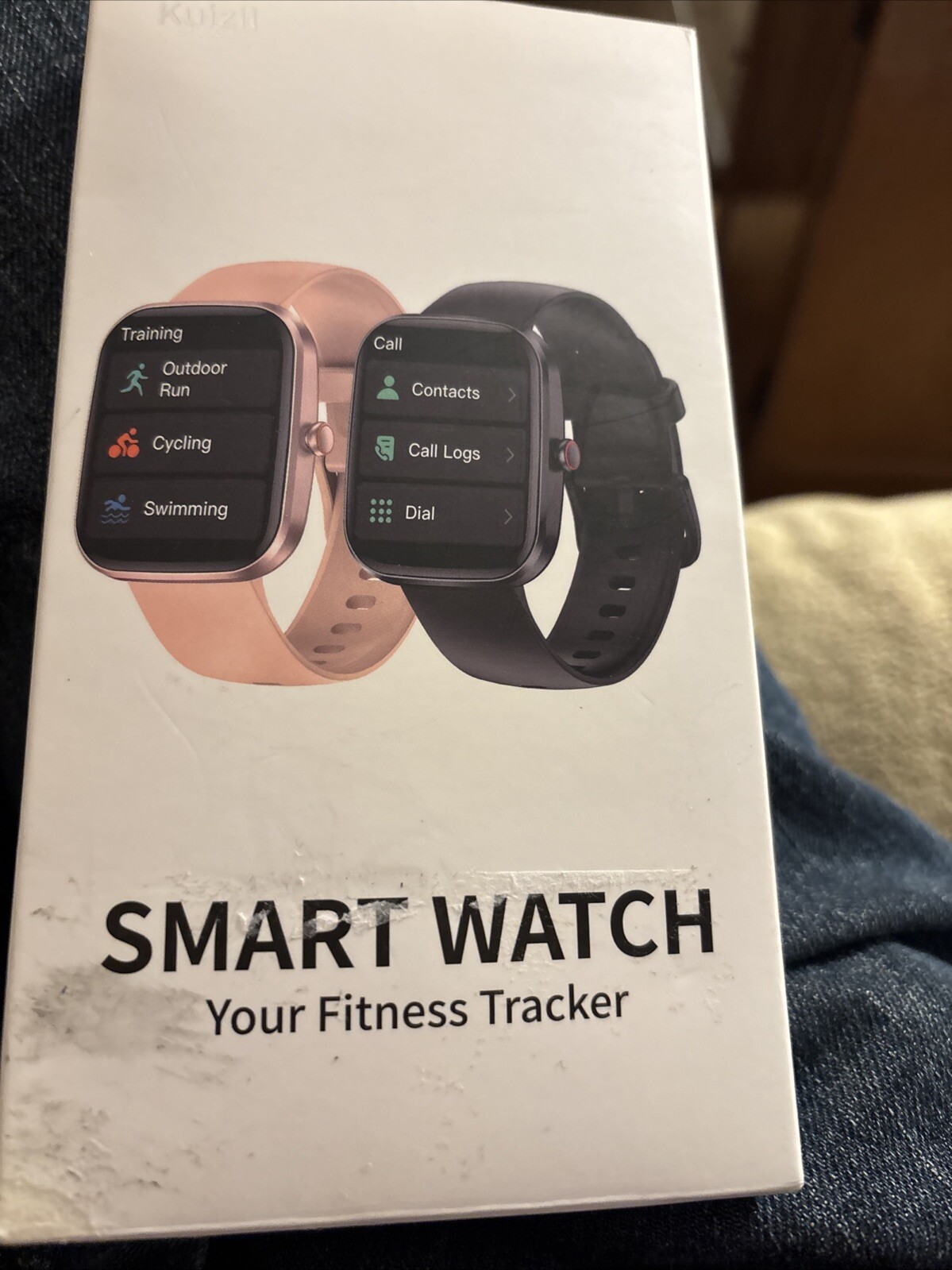 Kuizil T70 Smartwatch, Fitness Tracker with IP68 Waterproof 100 Sport 1.91″