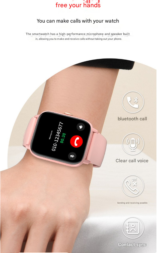 Wapik Bluetooth Smartwatch Z8 Smartband Sports Watch GPS
