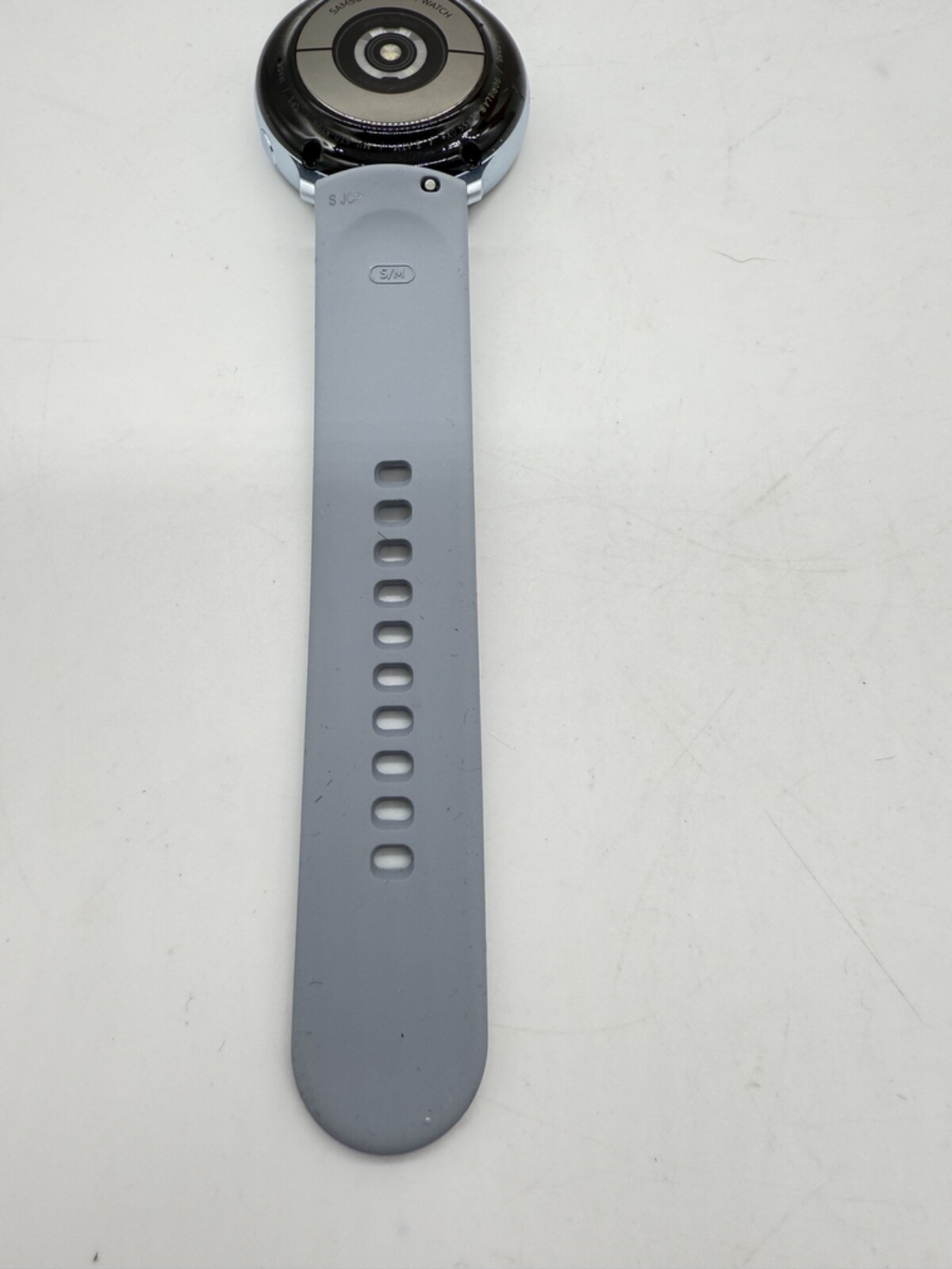 Samsung Galaxy Watch Active 2 40mm Light Blue Round Band Sz S/M K6