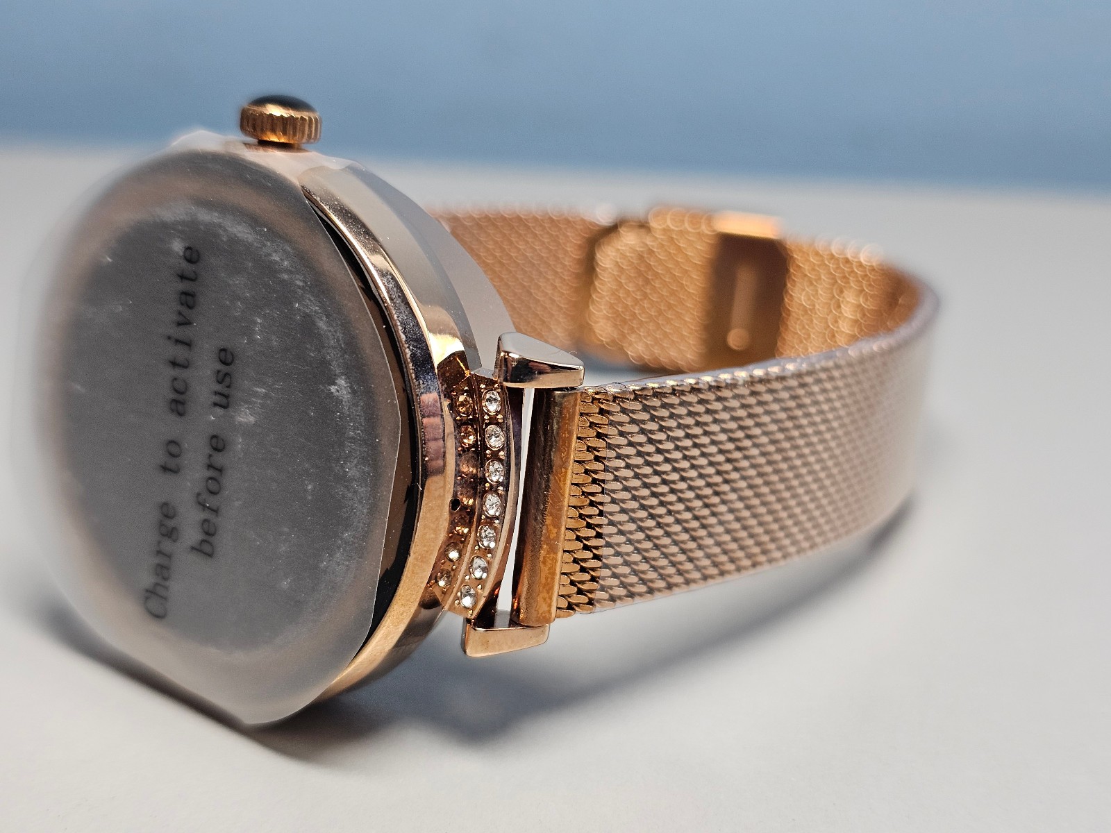 Efolen Smartwatch for Women – Gold – w/ Extra silicone Band – Android – New!