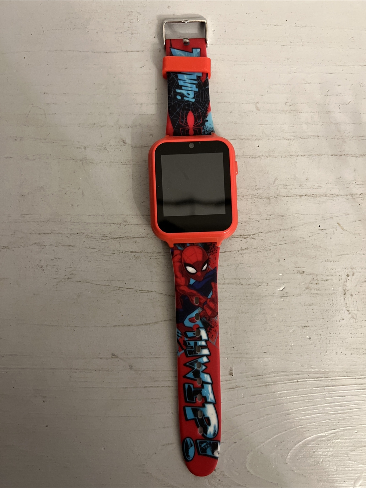 ITIME KIDS ACCUTIME SMART WATCH SPIDERMAN THEMED (TESTED FULL WORKING ORDER)