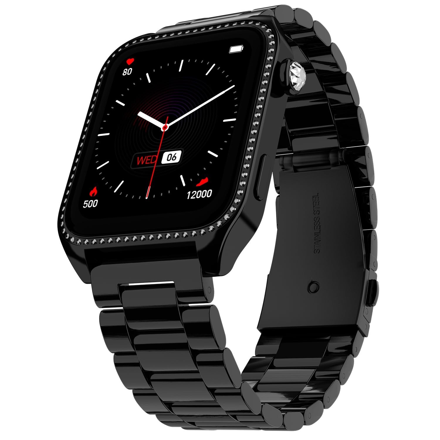 Fire-Boltt Xelor Stainless Steel Smart Watch. 1.78″ AMOLED | Bluetooth Calling
