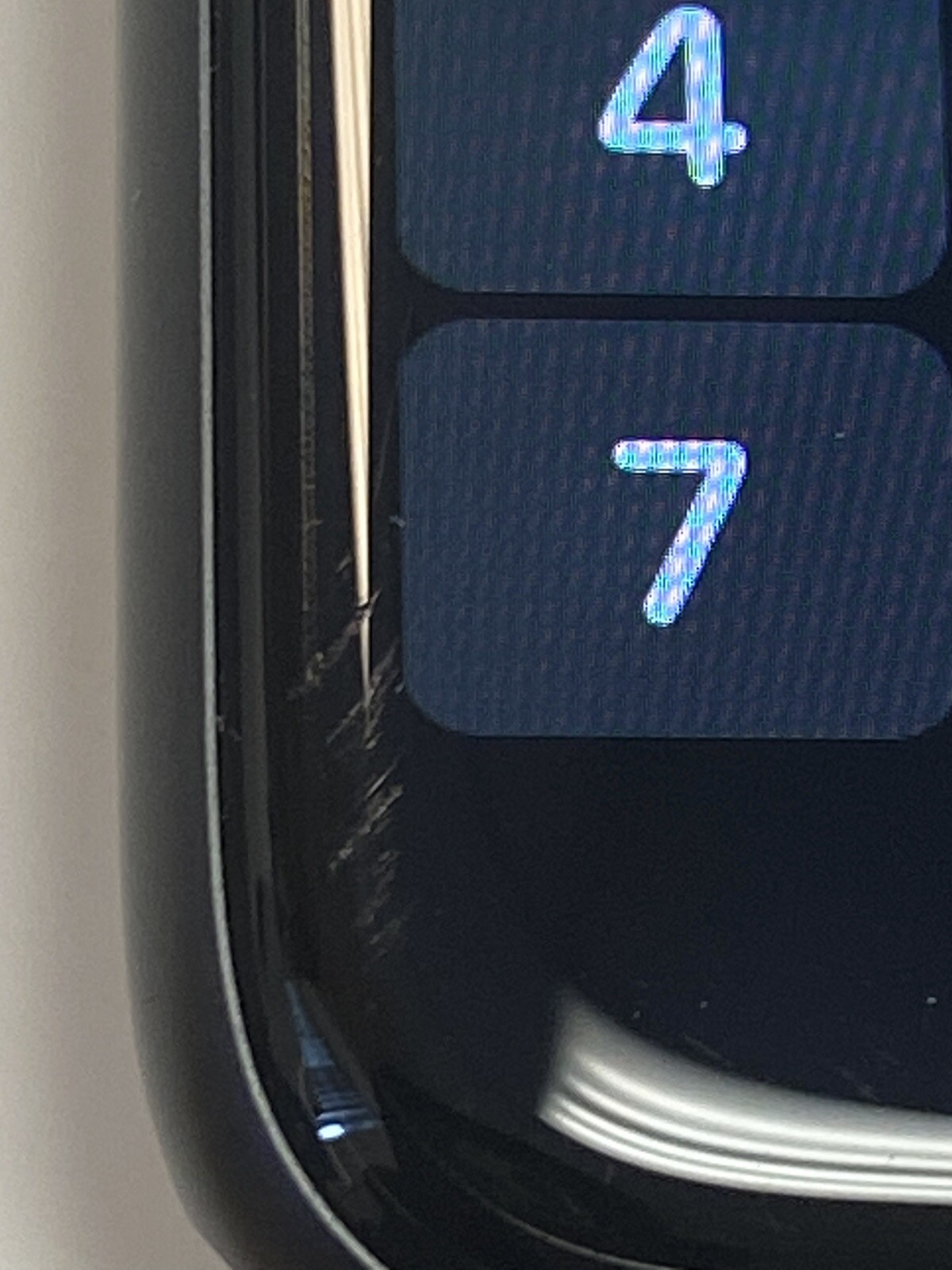 Apple Watch Series 4 44 mm Space Gray Aluminum Case with New Blue Band