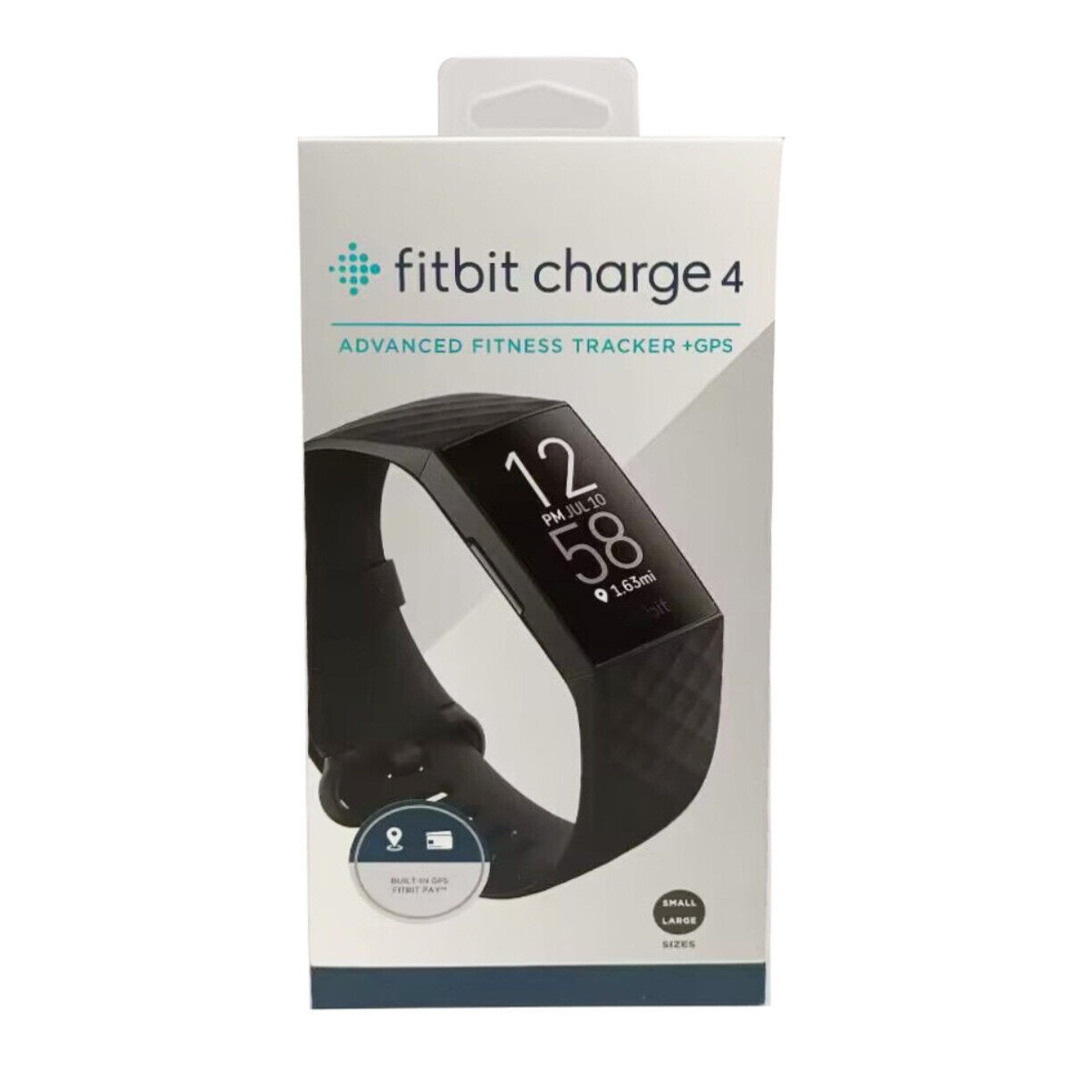 Fitbit Charge 2 Tracker | Yoga & Running Motion Detection |With S & L Wristbands