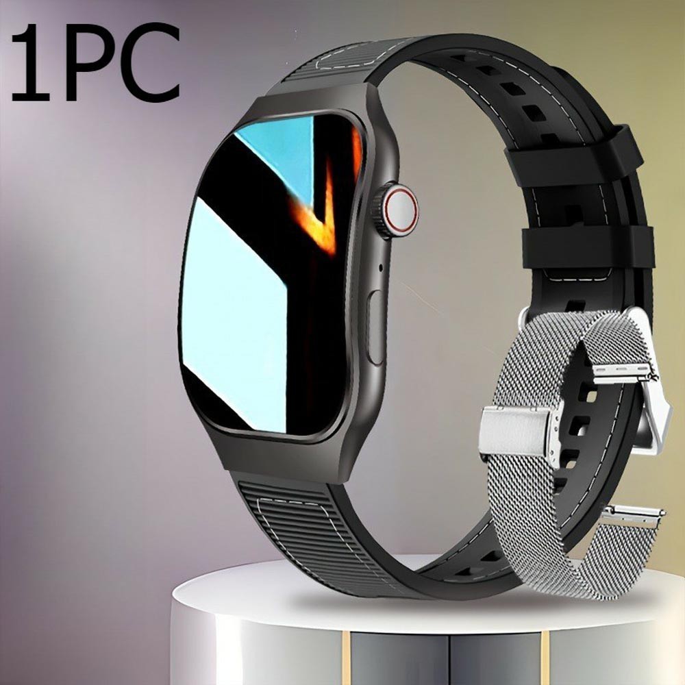 2.01 Inch Curved Screen Smartwatch Bluetooth Call Fitness Tracker Heart Rate