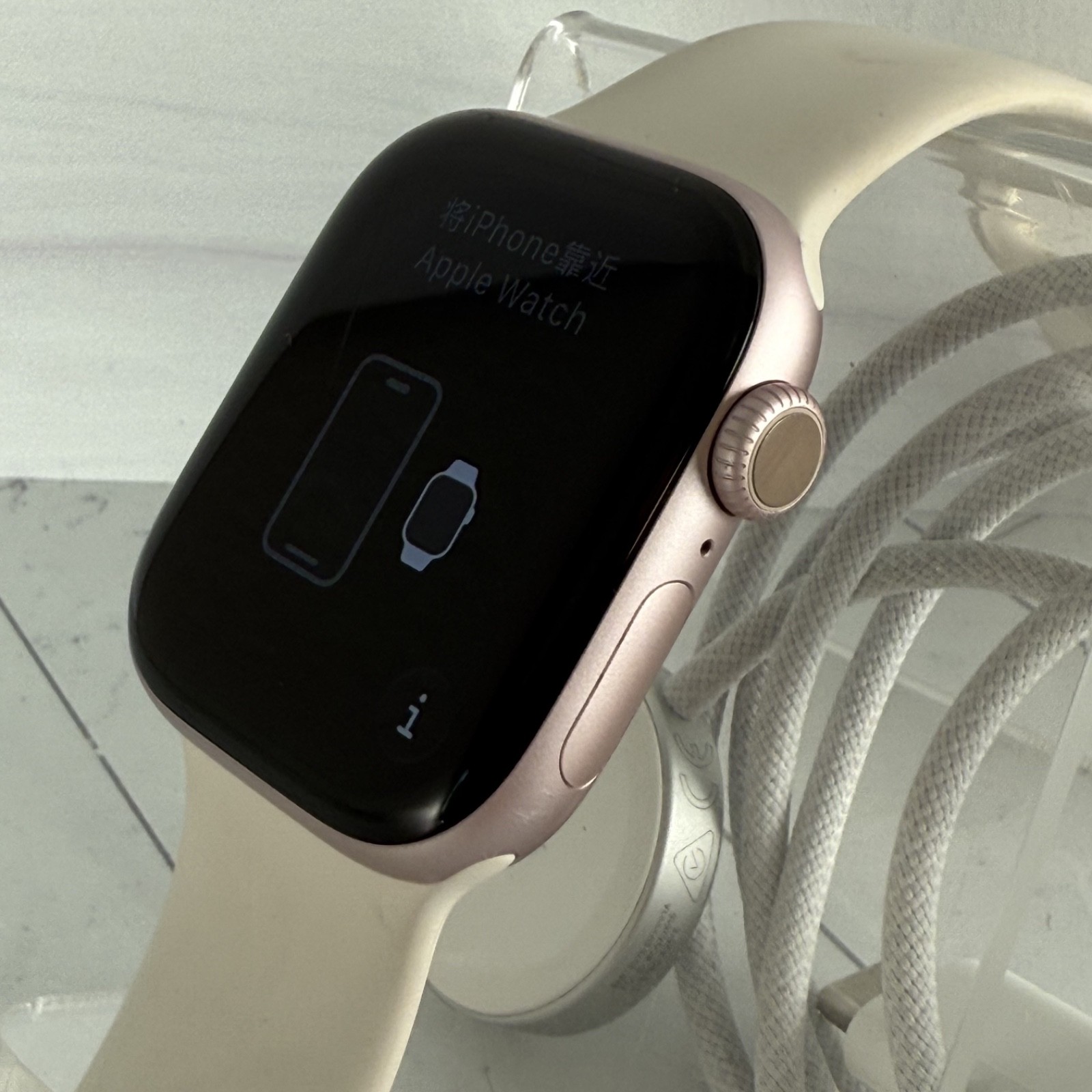 Apple Watch Series 10 42mm GPS WiFi Rose Gold A2997 Smartwatch #H237