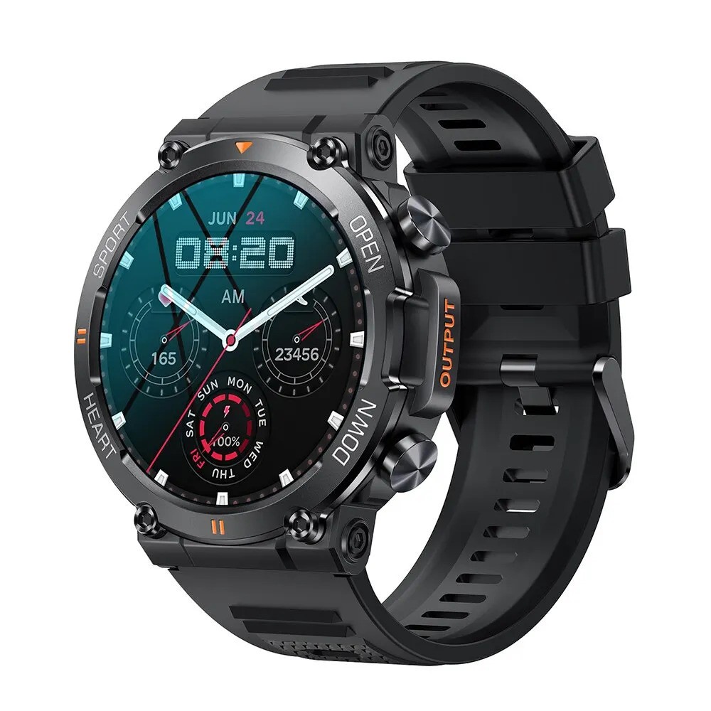 MEVADEN 1.39 inch HD Bluetooth Call Smart Watch Men Sports Fitness Tracker Heart