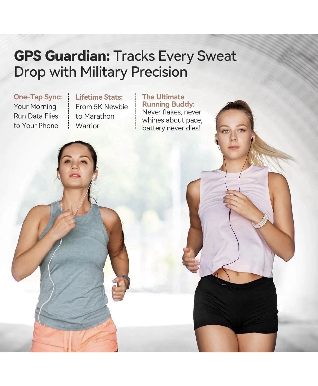 Smart Fitness Bracelet Women’s SOUYIE 24/7 Blood Pressure HRV/Stress Monitor-NEW