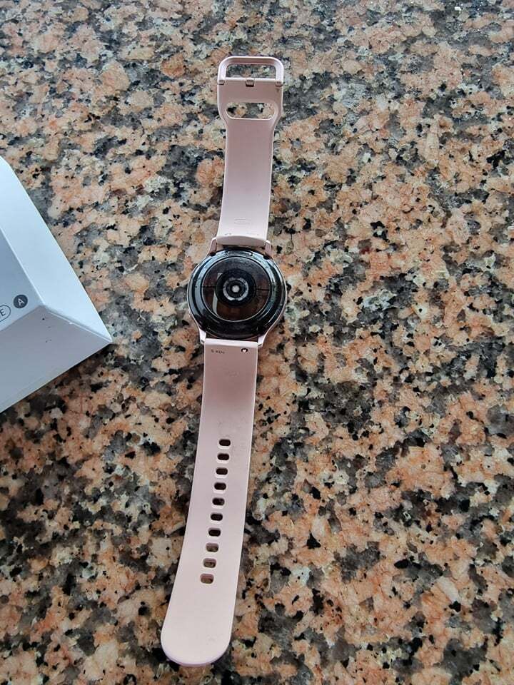 Samsung Galaxy Watch Active2 40mm Aluminum Case with Sport Band – Pink Gold (LT
