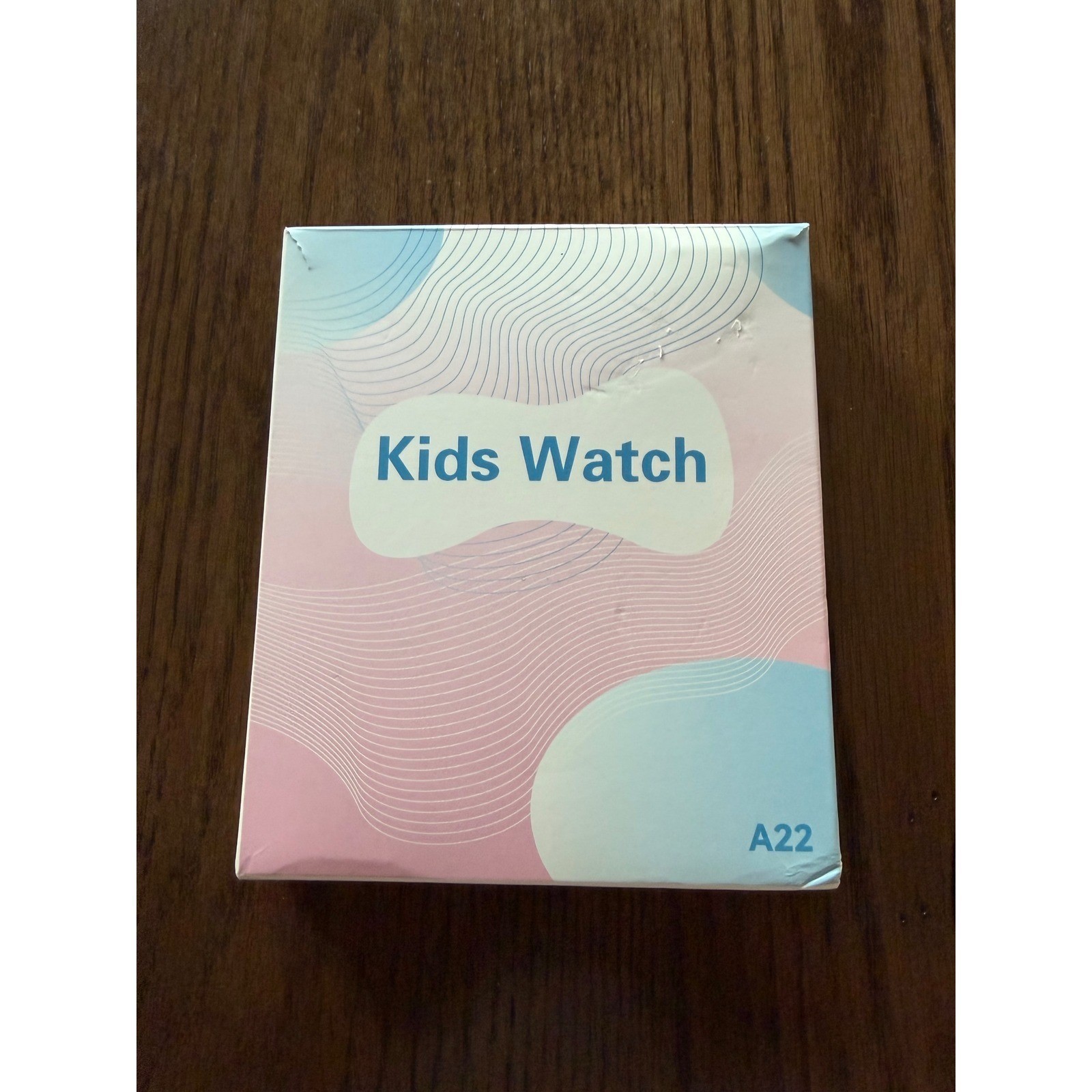 Kids Smartwatch A22 4G GPS Tracker Video Call SOS Blue Silicone & Woven Bands