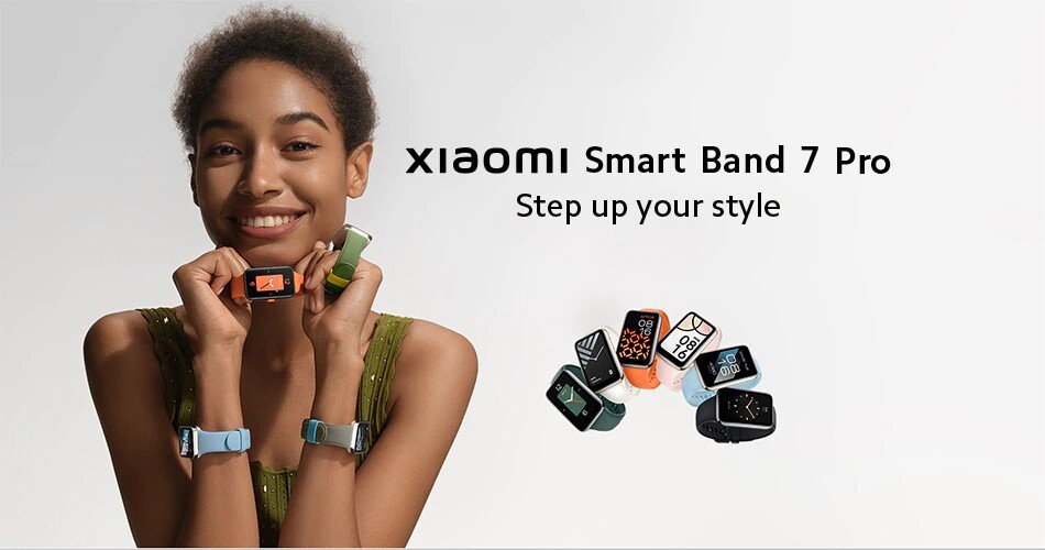 Xiaomi Mi Smart Band 7 Pro Blood Oxygen Fitness Track GPS AMOLED Waterproof ENG