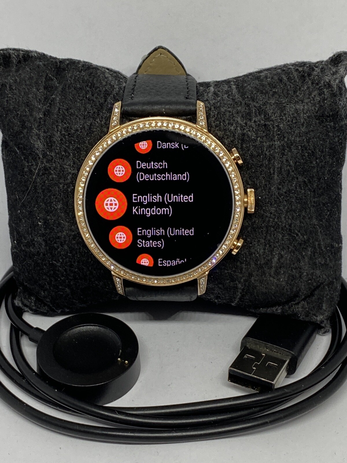 Fossil Gen 4 Authentic Digital Dial Smart Watch Custom Band FTW6011 LT441