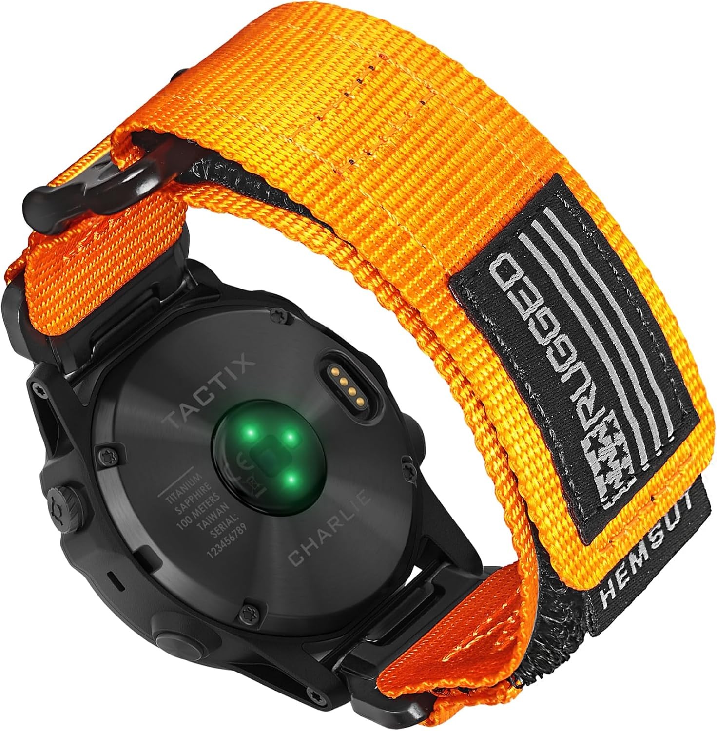 Nylon Sports Strap Compatible with Garmin Fenix 8 47mm and Instinct 2