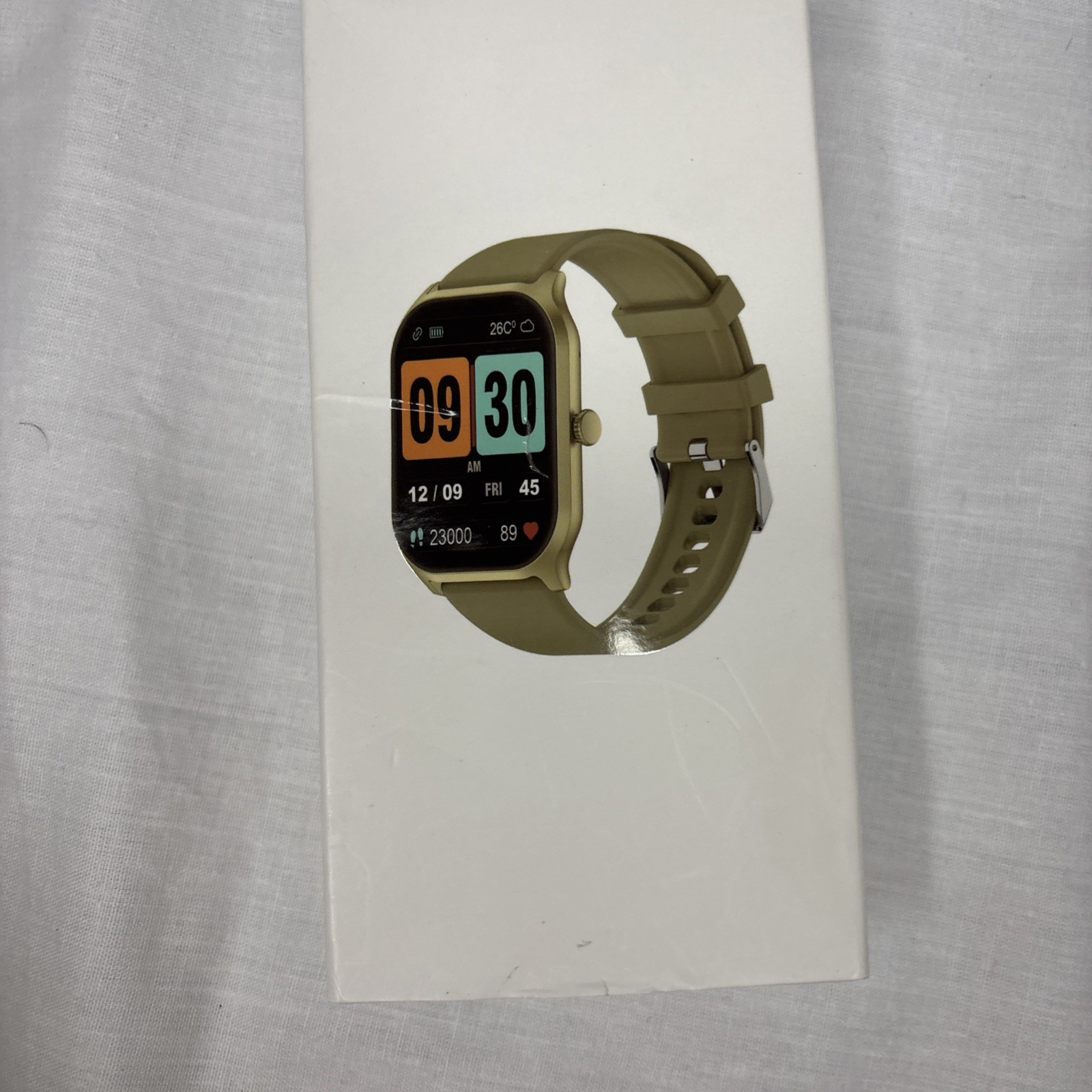 Smart Watch open box Answer/Make Calls receive msgs Heart Rate Sleep monitor