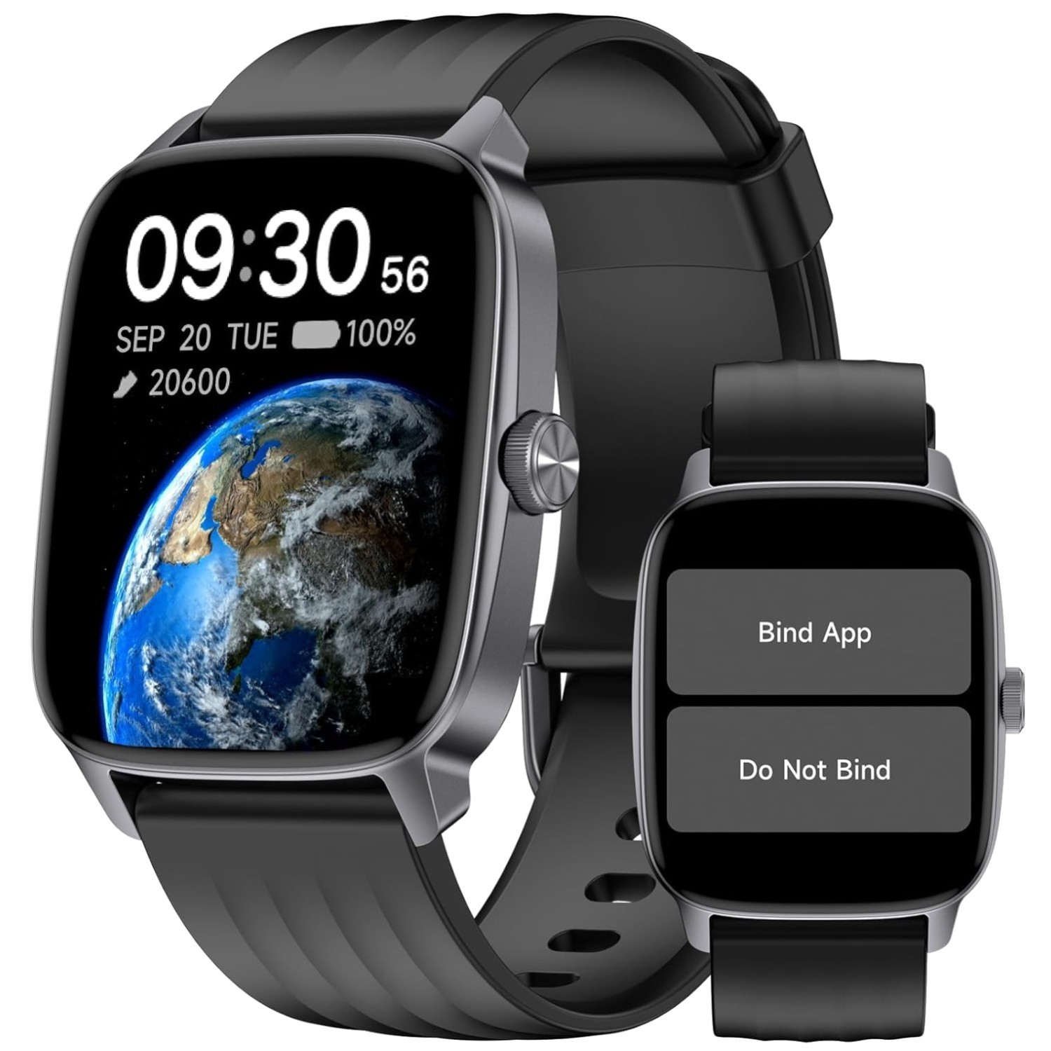 Large Display Fitness Tracker | Heart Rate & Sleep Monitor