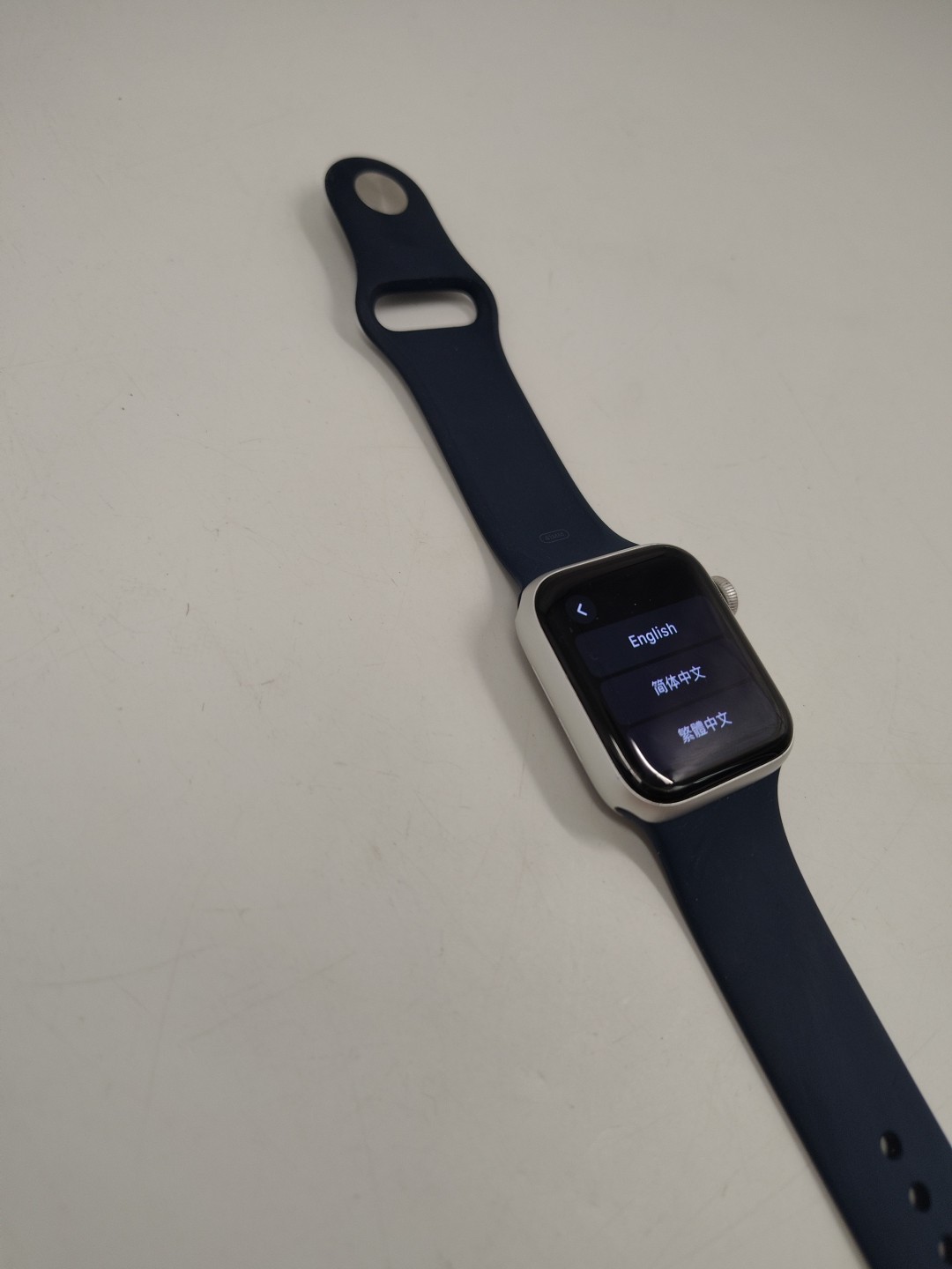 Apple Watch (SE) 2nd Gen. 40mm Silver Aluminum (LTE) w/ M/L Blue Band