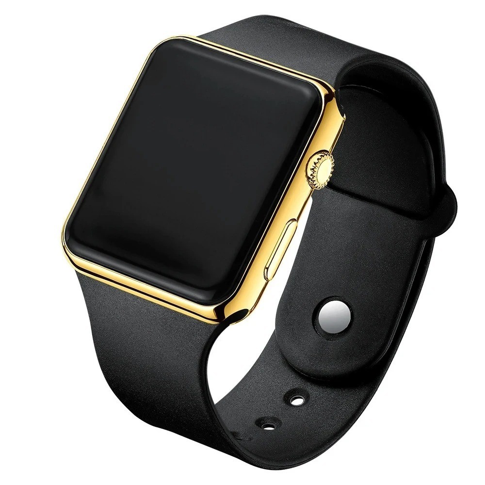 Digital Sports Watch For Men Women LED Waterproof Electronic Silicone Wristband
