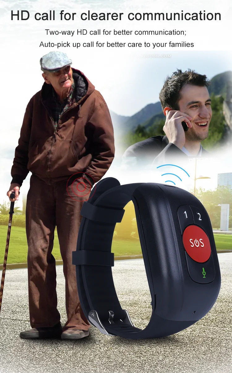 Senior 4G LTE Smartwatch with GPS Tracker, Bracelet and Heart Sensor