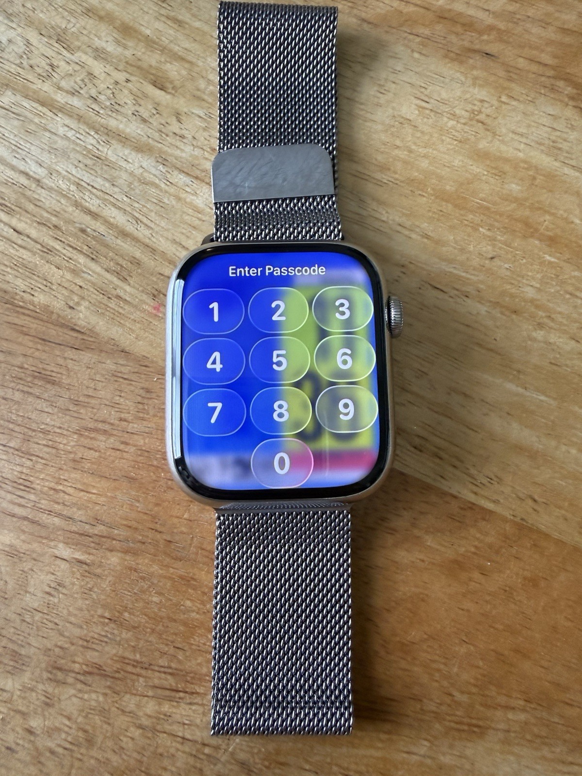 Apple Series 7 45MM Stainless Milanese Loop MKJG3LL/A Cellular/GPS AT&T 89% Batt