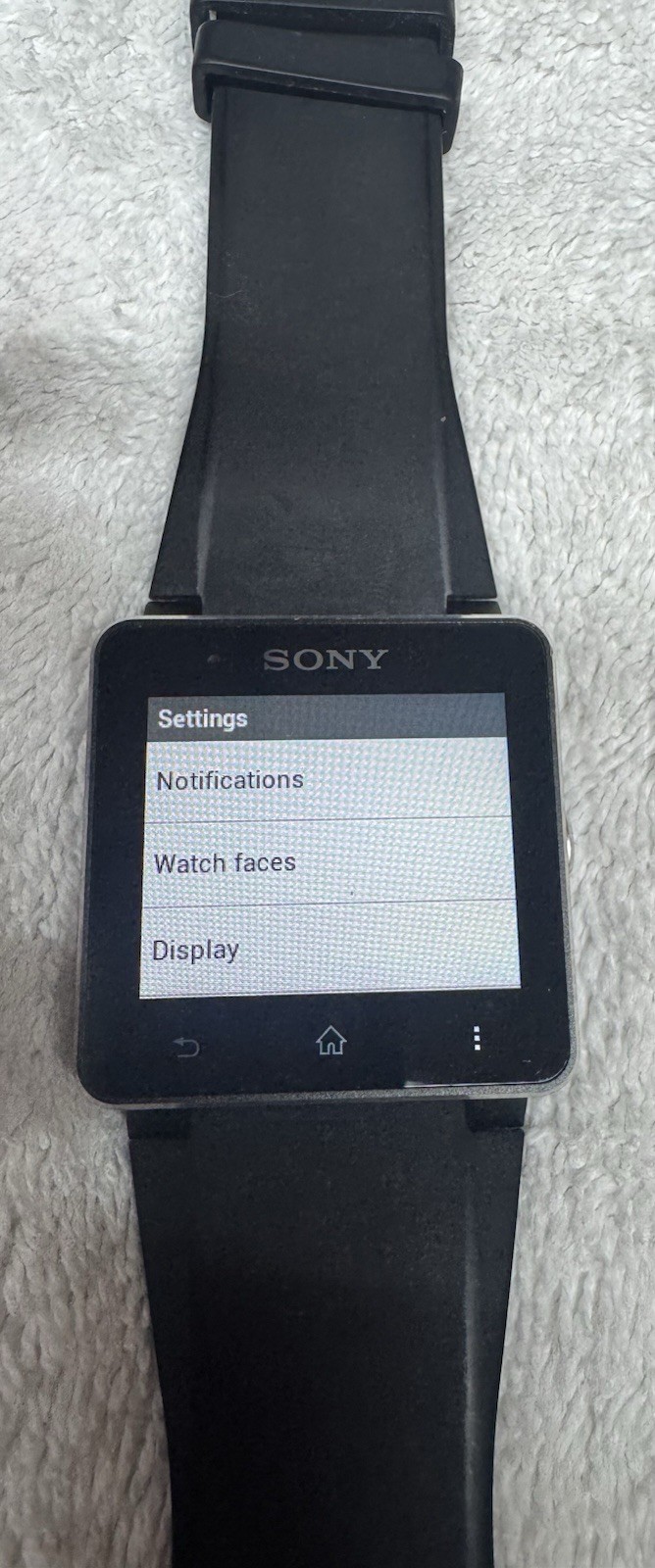 Sony Smart Watch SW2 For Android Bluetooth with Charging Cord