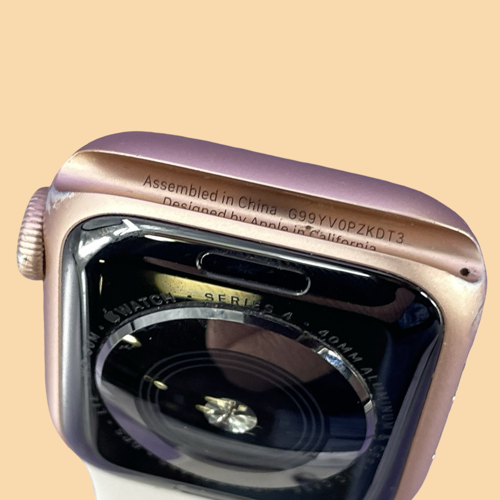Apple Watch Series 4 A1975 GPS LTE 40mm Rose Gold Aluminum Case + Band #SC3250