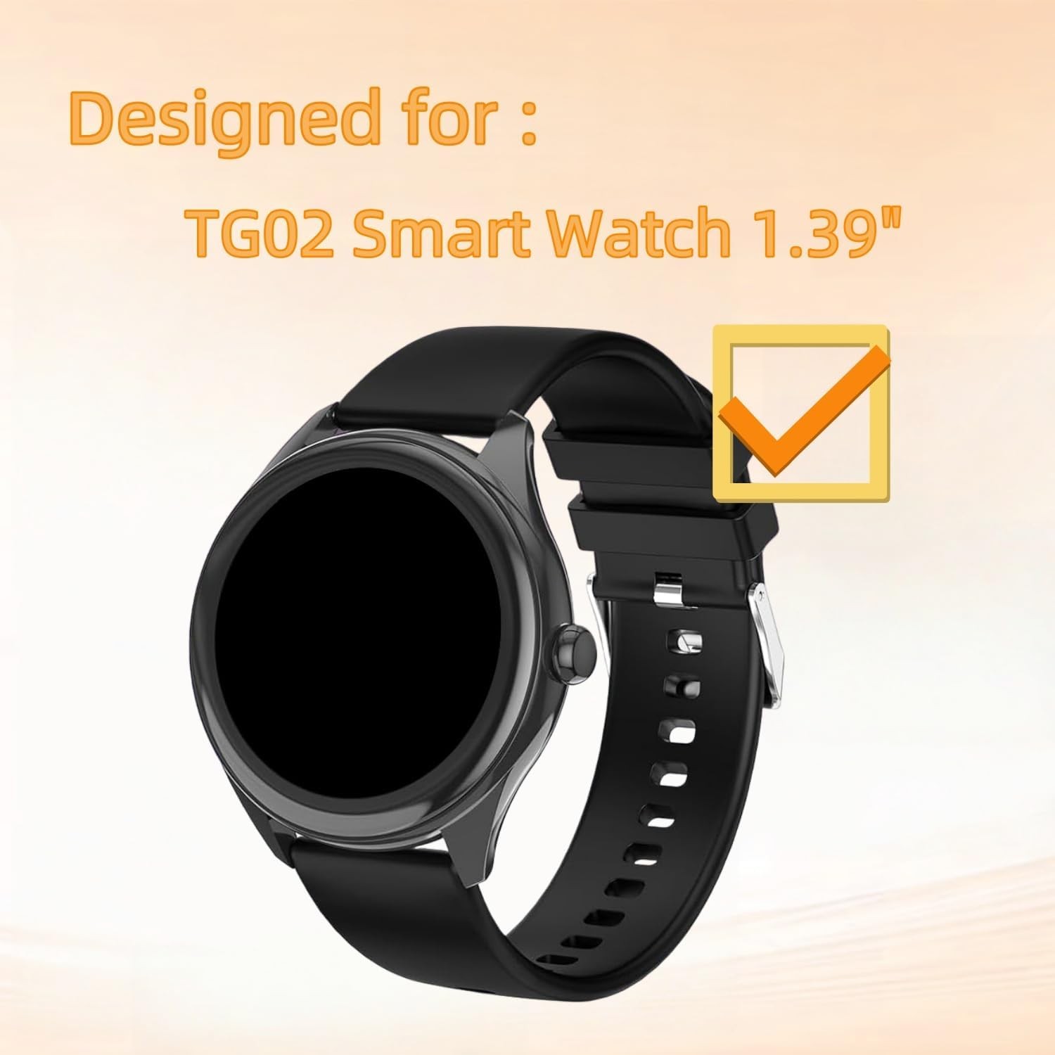 HD Clear TPU Film Screen Protector 6 Pack for DIVOAZBVO Smart Watch 1.39