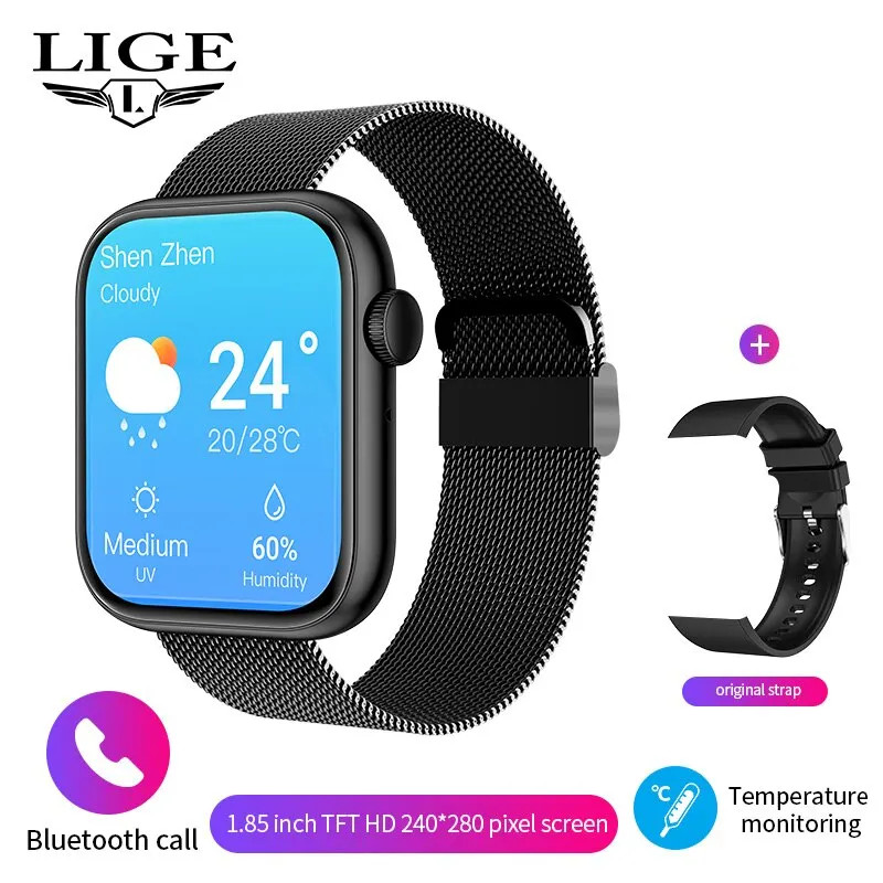 Smart Watch for Women Full Touch Screen Bluetooth Call Waterproof Watches Sport